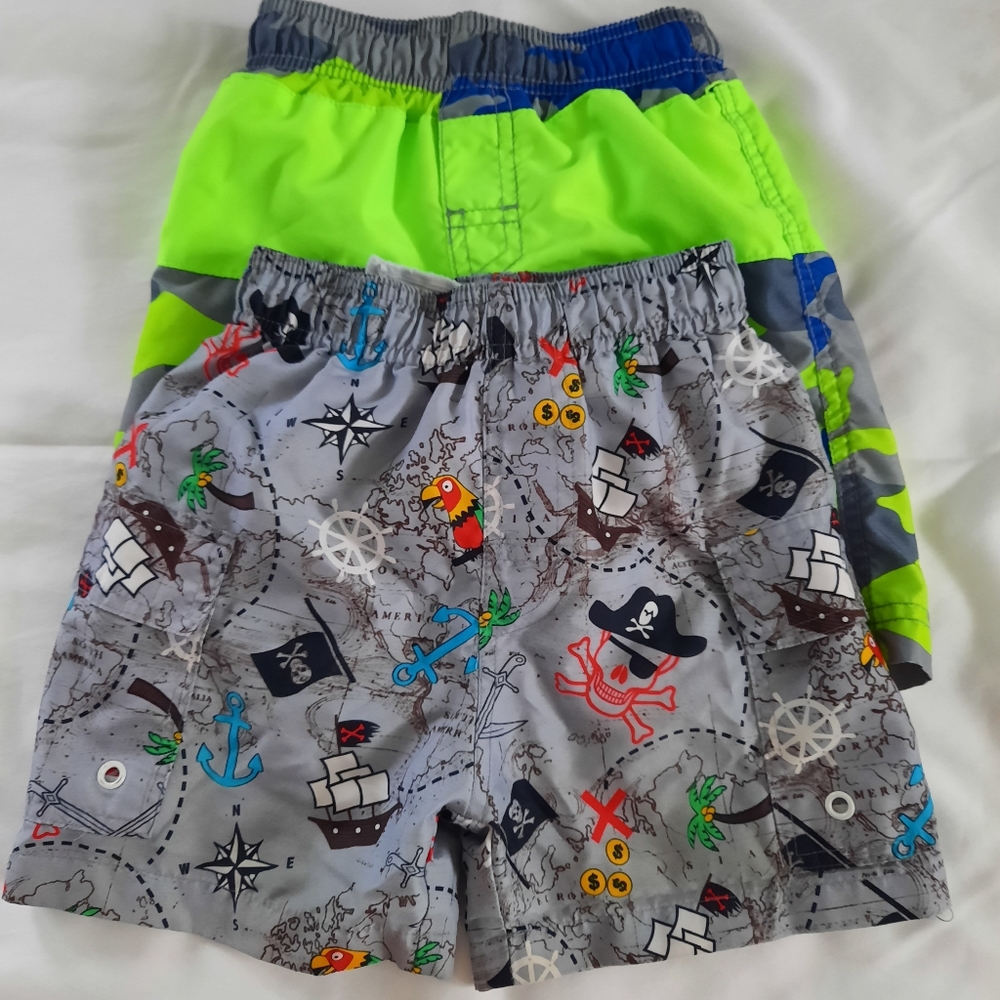 Set of 2 Boys size 3 Swim Trunks